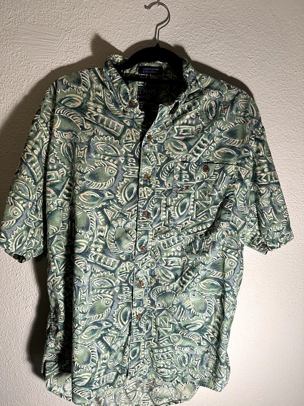 Vintage 90s Ralph lauren Chaps hawaiian button down